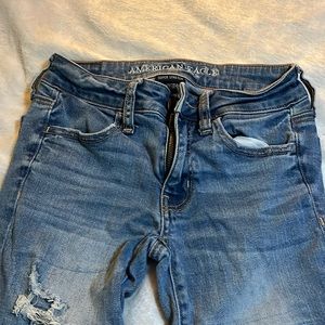 American eagle outfitters super stretch jeans in size 0